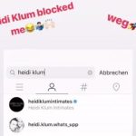 Heidi Klum blockiert Marcel Remus