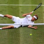 Alexander Zverev auf dem rasen von Wimbledon
