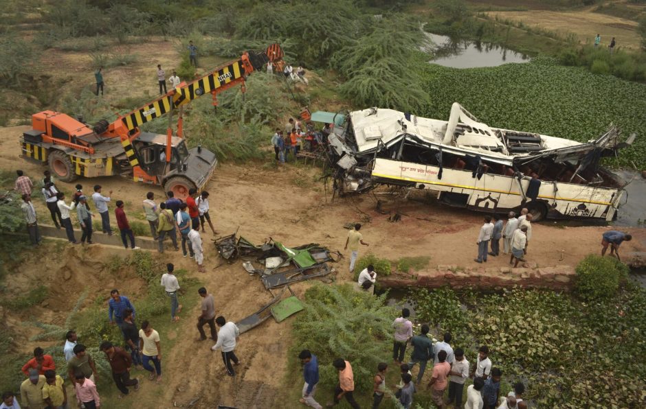 Indien Bus Unfall