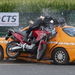Motorrad Crash Crashtest