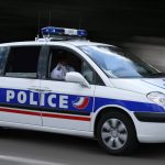 Polizeiauto in Frankreich