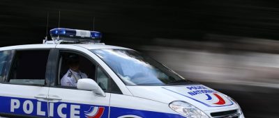 Polizeiauto in Frankreich