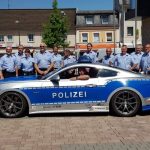 Polizei-Sportwagen