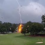 Blitzeinschlag PGA-Tour in Atlanta