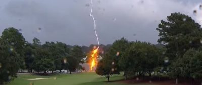 Blitzeinschlag PGA-Tour in Atlanta