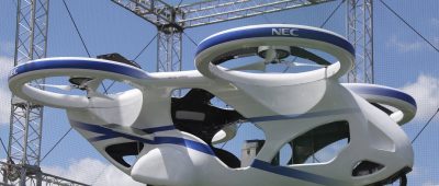 Fliegendes Auto von NEC in Japan