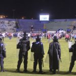 Polizei bei Fußballspiel in Honduras