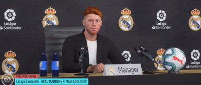 FIFA 20 Karriere Pressekonferenz