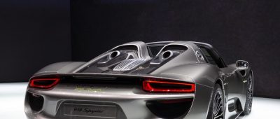 Porsche 918 Spyder von hinten