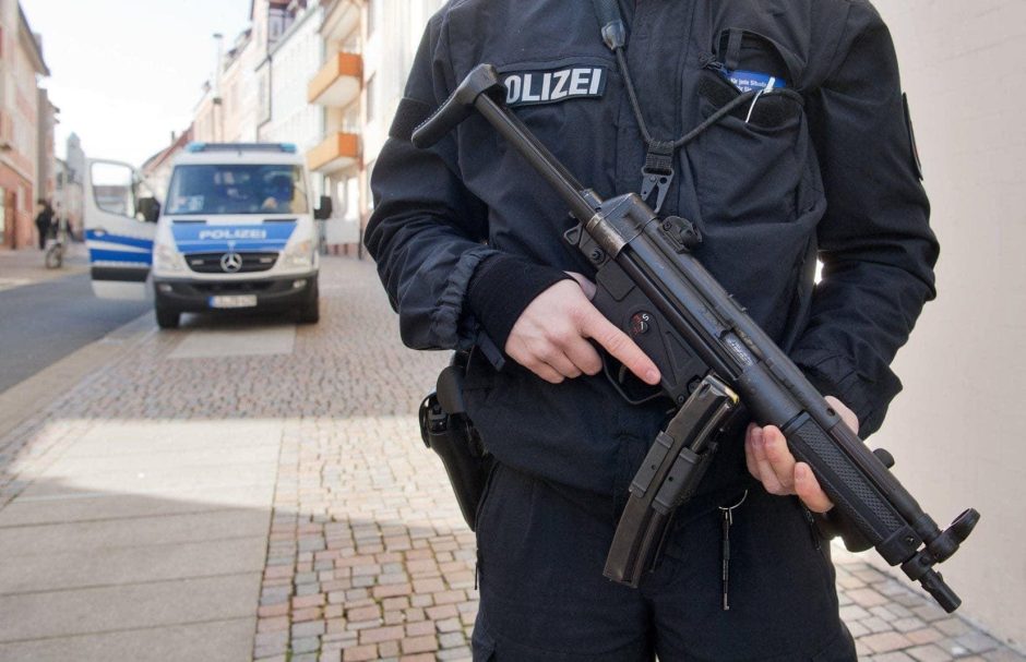 Maschinenpistole MP5 Polizei