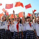 China Schulkinder Einschulung