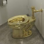 Goldenes Klo Toilette