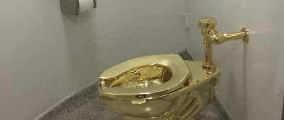 Goldenes Klo Toilette