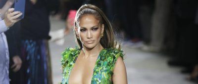 Mailänder Modewoche Versace Jennifer Lopez J.Lo