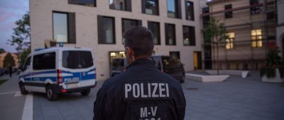 Polizeieinsatz im Landratsamt Wismar