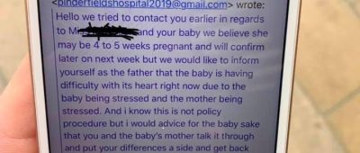 E-Mail Fake Schwangerschaft