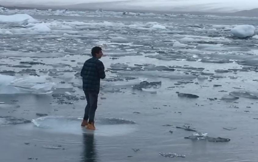 Idiot auf Eis