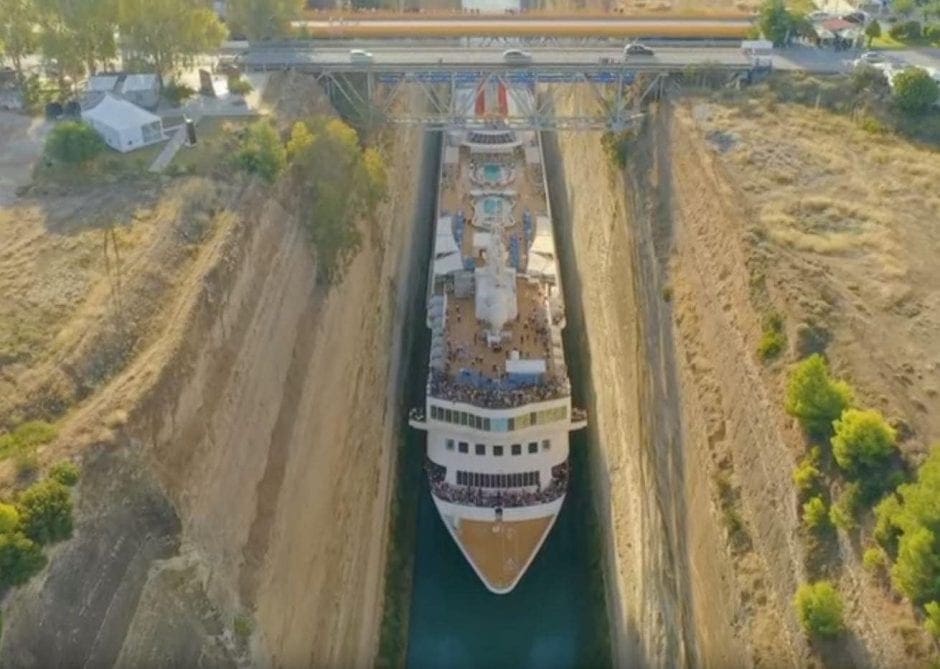 MS Breamer Kanal von Korinth