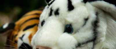 Weißer Tiger Stofftier