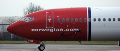 norwegian air Flugzeug Billigflieger