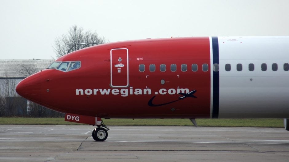 norwegian air Flugzeug Billigflieger