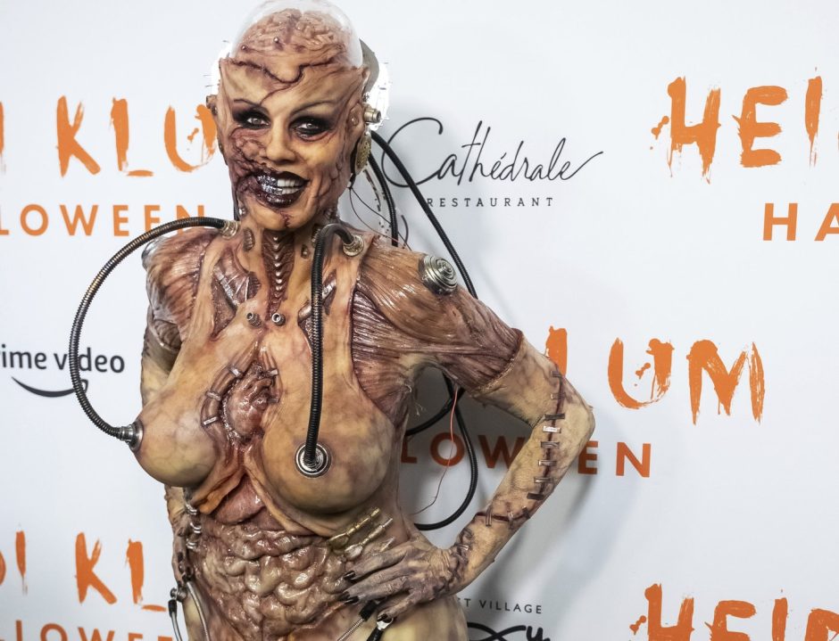Halloween 2019 Heidi Klum als Zombie