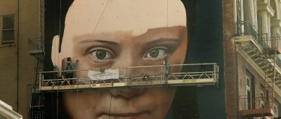 Wandbild Klimaaktivistin Greta Thunberg