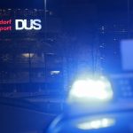 Unfall Autobahn 44 Flughafen Düsseldorf Blaulicht Polizei