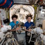 Jessica Meir und Christina Koch auf der ISS