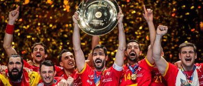 Spanien Handball-Europameister Jubel