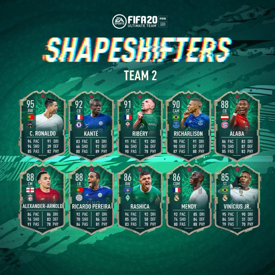Shapeshifters Team 2 FIFA 20