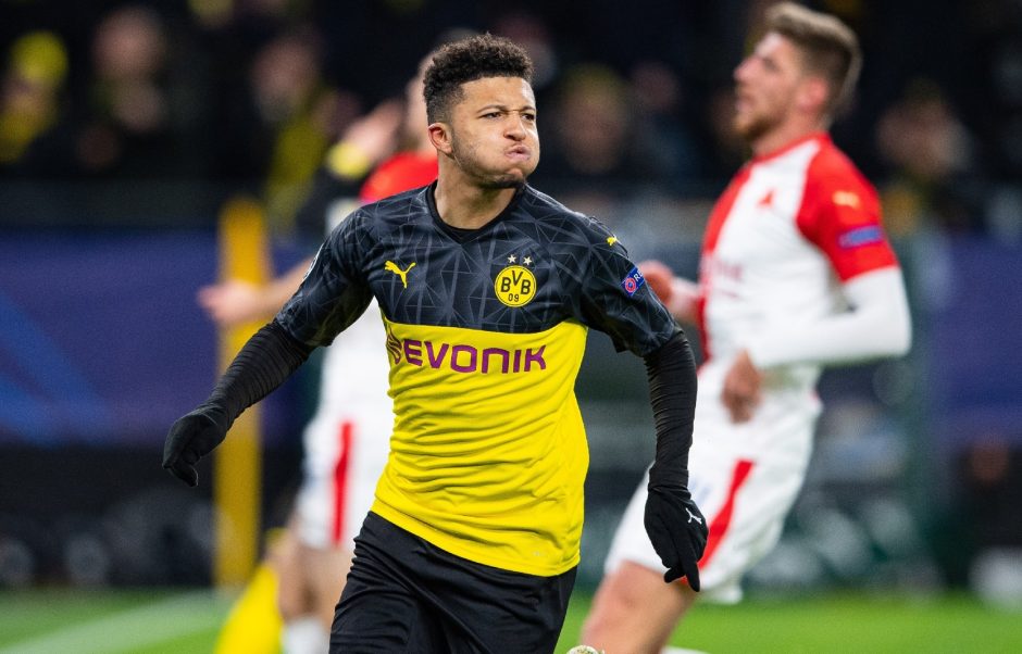 Borussia Dortmund Jadon Sancho Jubel