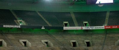Geisterspiel Stadion Borussia Mönchengladbach