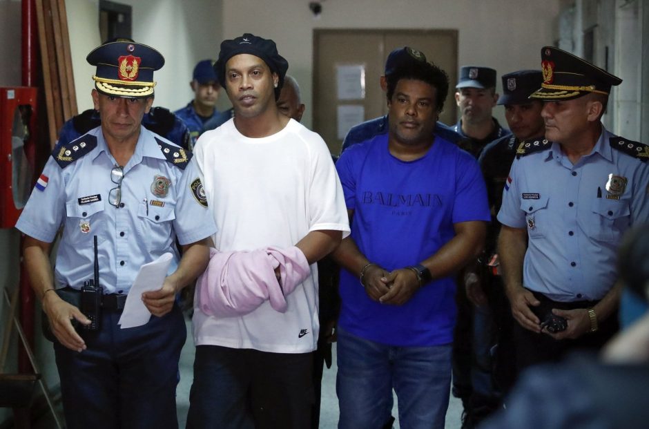 Ronaldinho Roberto de Assis Moreira Bruder Festnahme