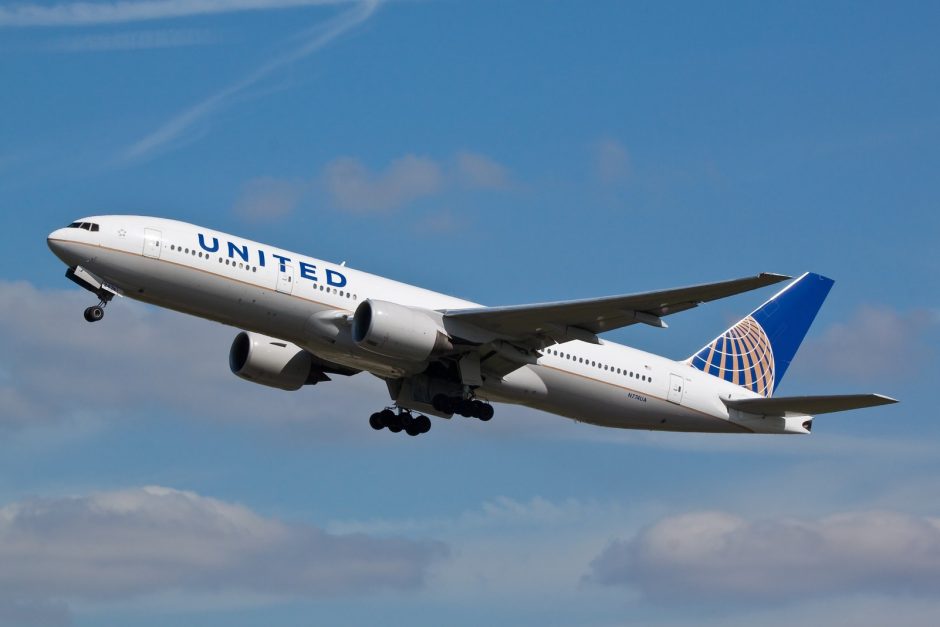 United Airlines Flugzeug