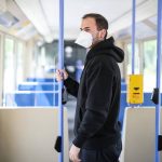 Atemschutzmaske Mundschutz Bus Bahn