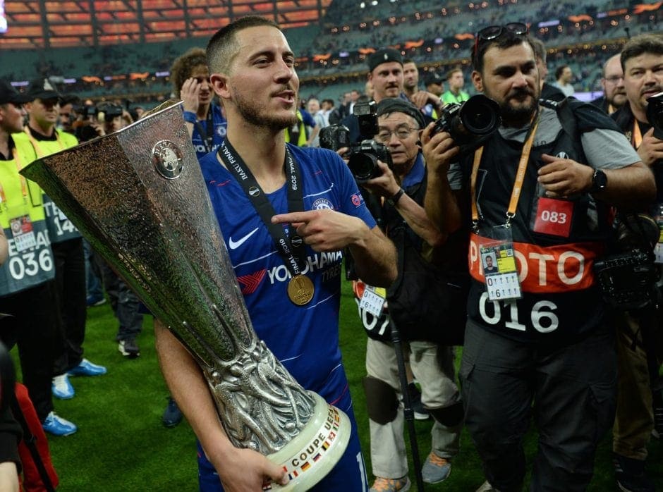 Eden Hazard FC Chelsea Europa League 2019