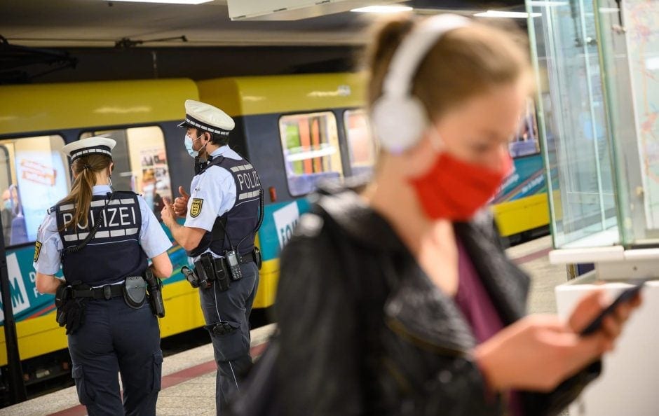 Maskenpflicht Bahn Polizei
