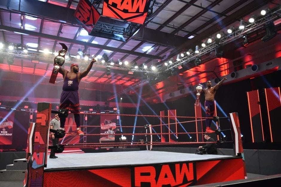 WWE RAW street profits Performance Center