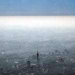 Dunstglocke Berlin Skyline Smog