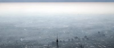 Dunstglocke Berlin Skyline Smog