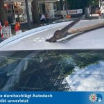 Polizei NRW Spitzhacke Auto