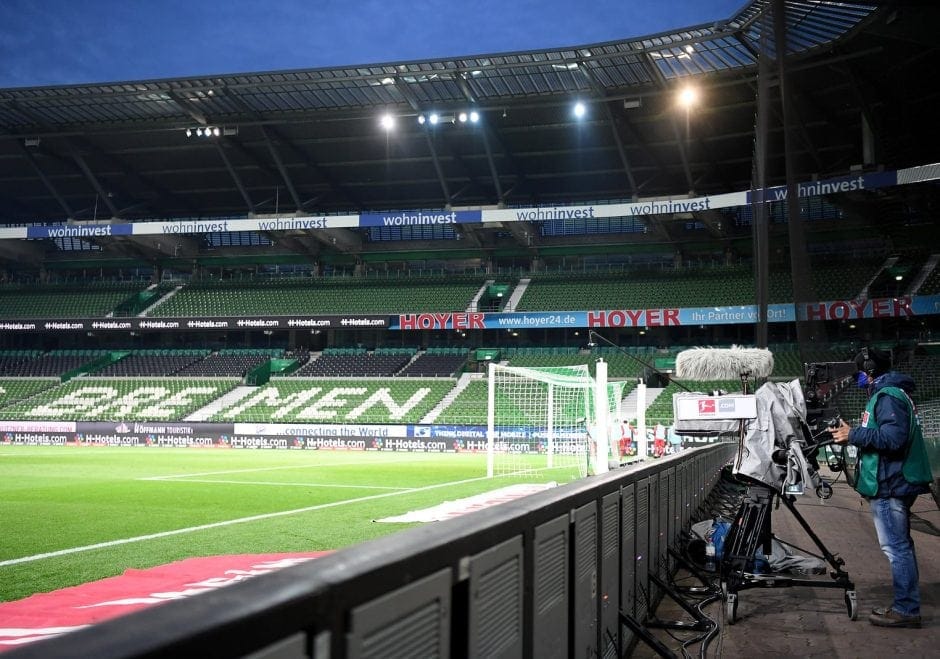Werder Bremen - Bayer Leverkusen Weserstadion leer