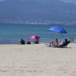 Mallorca Corona Strand fast leer