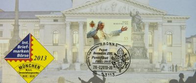 Papstbriefmarke Benedikt