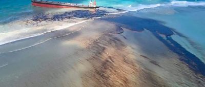 Frachter Oel Katastrophe Mauritius