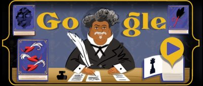 Google Doodle Alexandre Dumas
