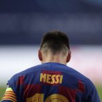 Lionel Messi Kopf gesenkt