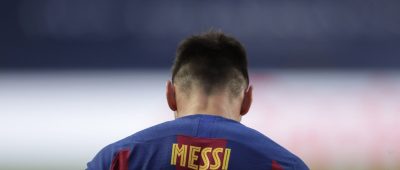 Lionel Messi Kopf gesenkt