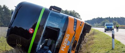 Fernbusunglück auf der A24 Flixbus Unfall